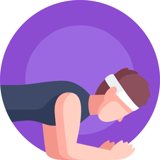 person doing a plank